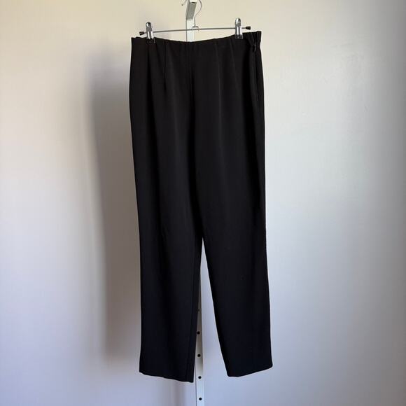 Sigrid Olsen Essentials sz 6  Black‎ Pull-On Tapered Pants - Picture 1 of 8